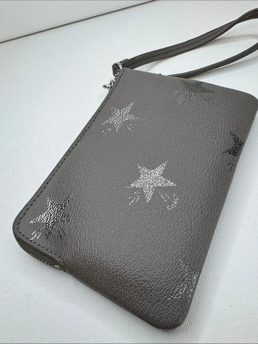 Coach Gray Star Wristlet